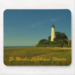 St Mark's Light House FL Mousepad Musmatta