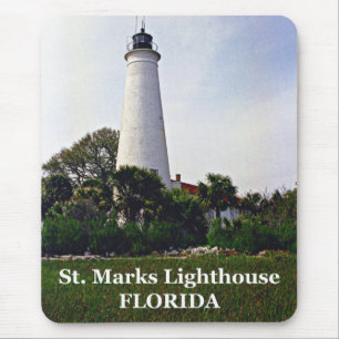 St. Marks Lighthouse, Florida Mousepad Musmatta