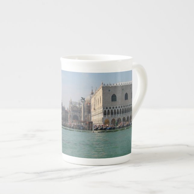 St. Mark's Square från Grand Canal Benporslin Mugg (Framsida höger)