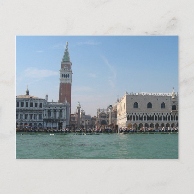 St. Mark's Square från Grand Canal Vykort (Framsida)