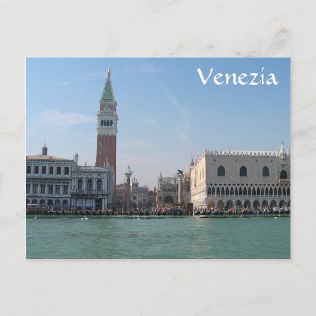 St. Mark's Square från Grand Canal Vykort (Framsida)