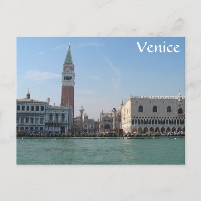 St. Mark's Square från Grand Canal Vykort (Framsida)