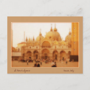 St. Mark's Square, Venedig, Italien Vykort