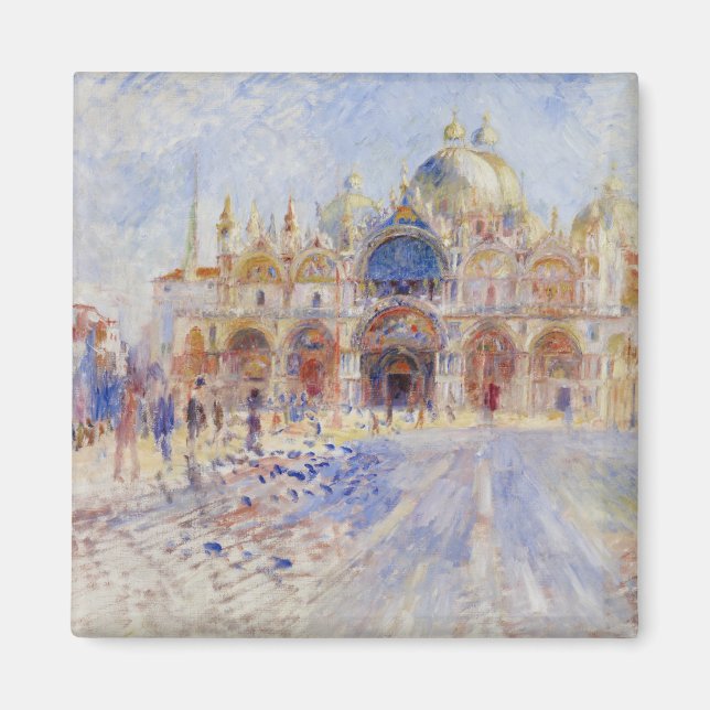 St. Mark's Square, Venedig (Piazza San Marco) Magnet (Framsidan)