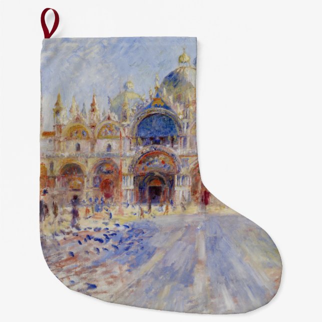 St. Mark's Square, Venedig (Piazza San Marco) Stor Julstrumpa (Framsidan)