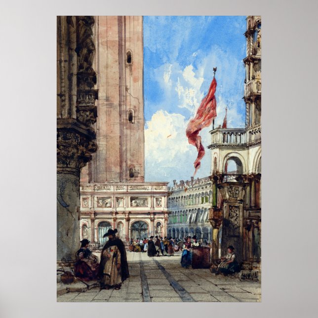 St. Mark's Square, Venedig Poster (Framsidan)