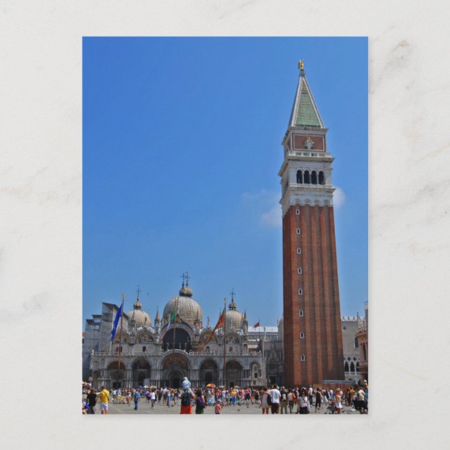 St. Mark's Square, Venedig Vykort (Framsida)