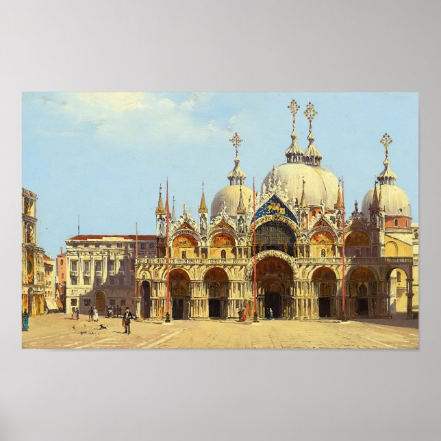 St. Mark's Square, Venice Antonietta Brandeis Poster (Framsidan)