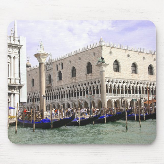 St. Mark's Square, Venice Italien Mousepad Musmatta (Framsidan)