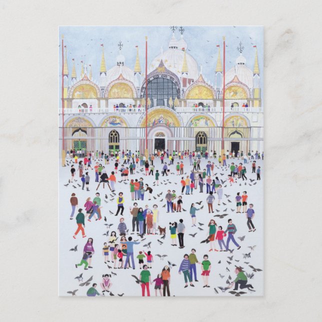 St. Mark's Venedig 1994 Vykort (Framsida)