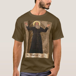 St. Maron (Maroun) مَ ا رُ ن maronitkyrkan T Shirt
