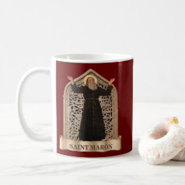 St. Maron, Patron från den maronitkatolska kyrkan Kaffemugg