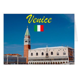 St. Mars Campanile Venedig Italien - Pro Photo Hälsningskort