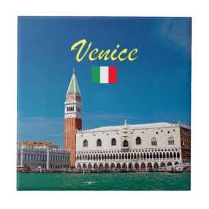 St. Mars Campanile Venedig Italien - Pro Photo Kakelplatta