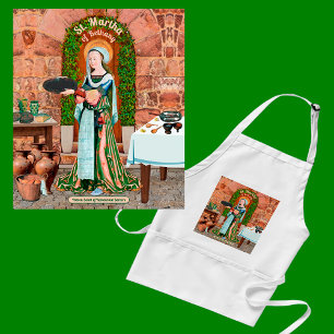 St. Martha of Bethany i Hennes köks Förkläde