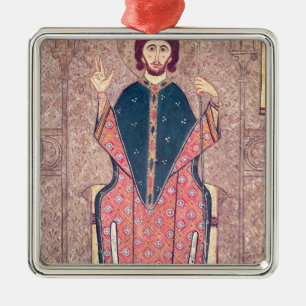 St Martin av Tours, specificerar från ett altare Julgransprydnad Metall