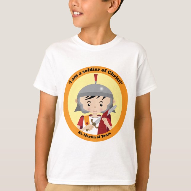 St Martin av Tours T-shirt (Framsida)