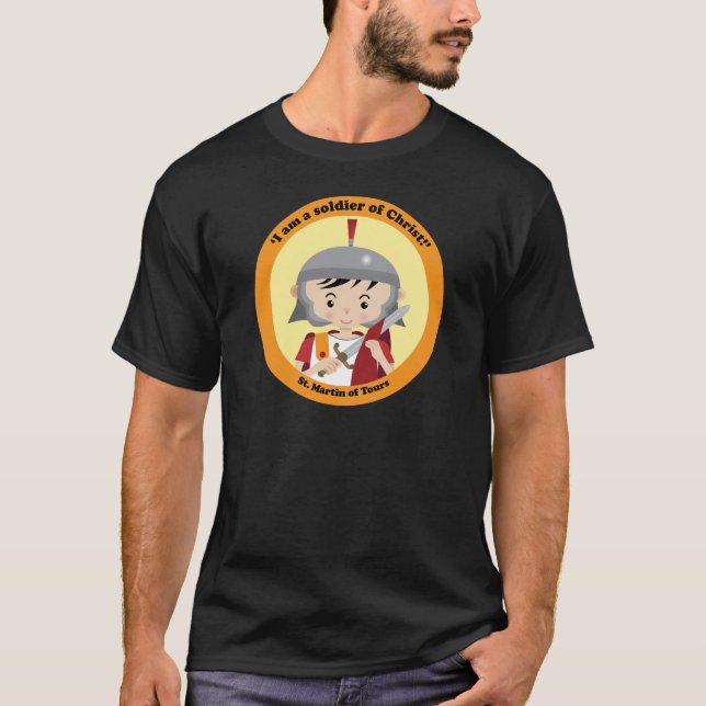 St Martin av Tours T-shirt (Framsida)