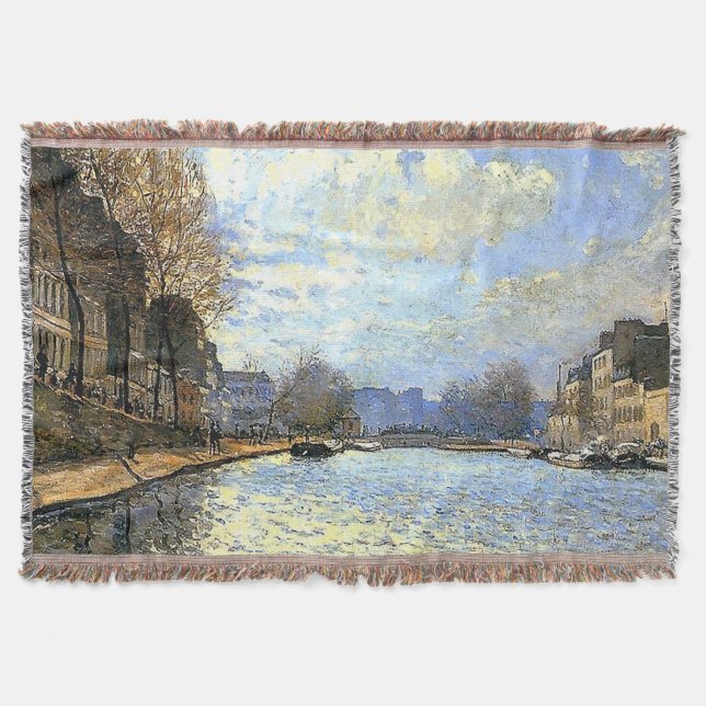 St Martin Canal Alfred Sisley Filt (Framsidan)