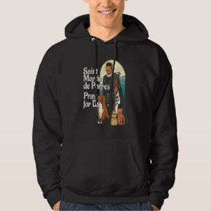 St Martin De Porres African American Black Saints Hoodie