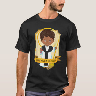St Martin de Porres African American Black Saints T Shirt