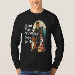 St Martin De Porres African American Black Saints T Shirt