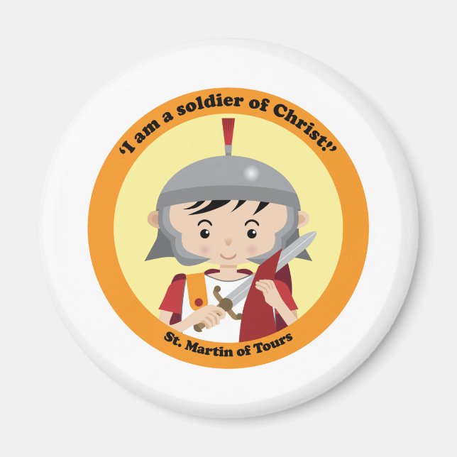 St. Martin of Tours Magnet (Framsidan)