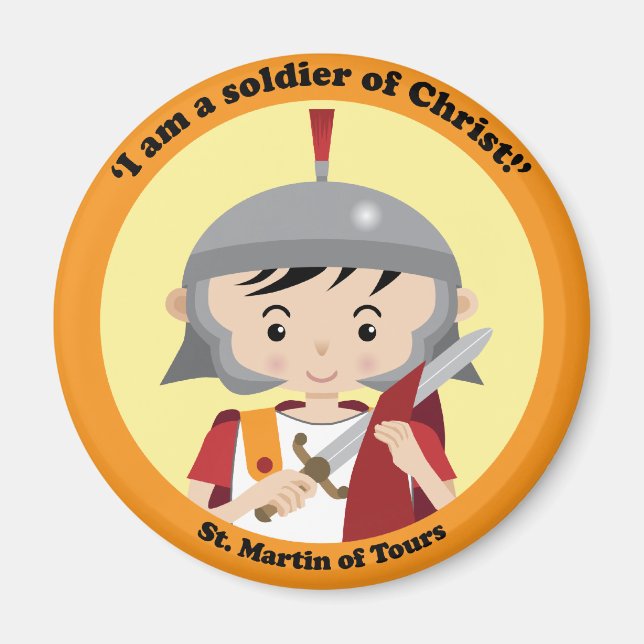St. Martin of Tours Magnet (Framsidan)