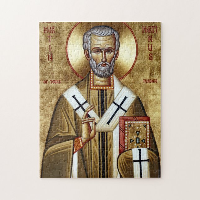 St. Martin the Merciful Orthodox Christian Icon Pussel (Vertikal)