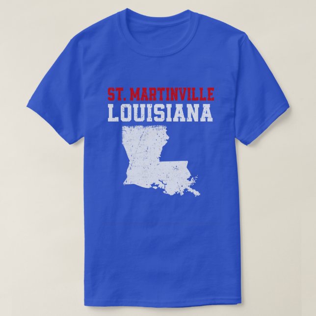 St Martinville Förenta staterna, delstat Amerika T Shirt (Design framsida)