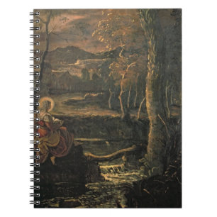St Mary av egyptenen i vildmarken Anteckningsbok Med Spiral