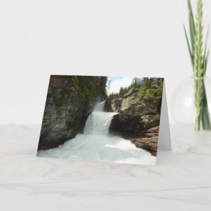 St. Mary Falls I i Glacier National Park Kort