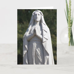 St. Mary i bön-kort Kort