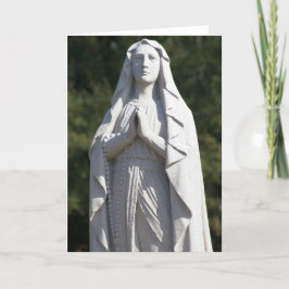 St. Mary i bön-kort Kort