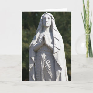 St. Mary i bön-kort Kort