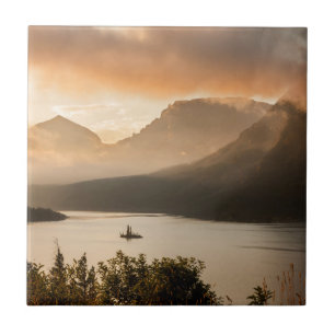 St. Mary Lake Glacier National Park, Montana Kakelplatta