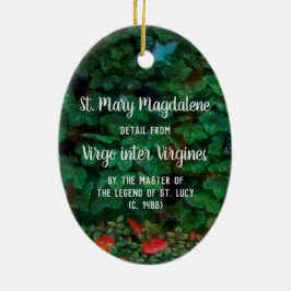St. Mary Magdalene as Myrrhbearer (detaljer; M 070 Julgransprydnad Keramik