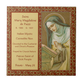 St. Mary Magdalene de Pazzi (JM 45) Kakelplatta