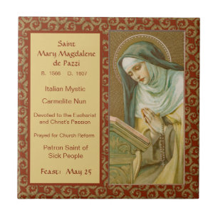 St. Mary Magdalene de Pazzi (JM 45) Kakelplatta