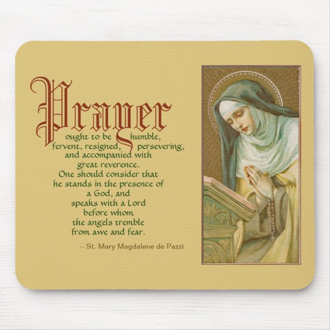 St Mary Magdalene de Pazzi (JM 45) Musmatta (Framsidan)