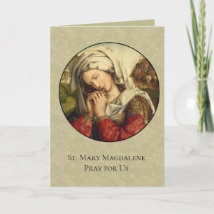 St. Mary Magdalene-festdagen 22 juli Tack Kort