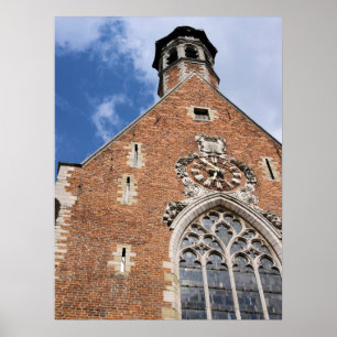 St Mary Magdalene-kyrkan, Bryssel, Belgien Poster