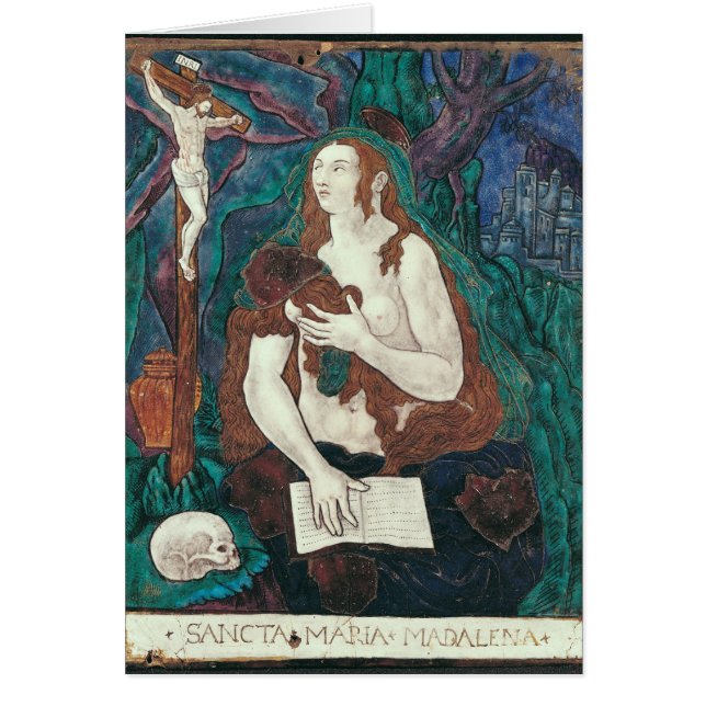 St Mary Magdalene, Limousin seminarium Hälsningskort (Framsidan)