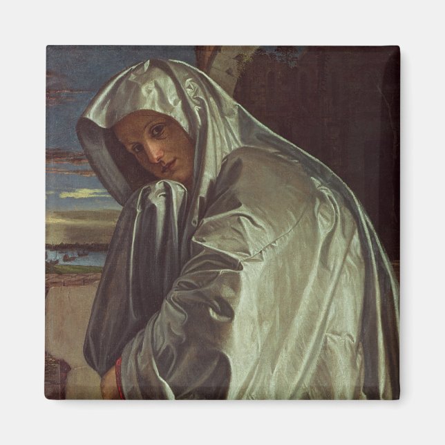 St. Mary Magdalene närmar sig Sepulcher Magnet (Framsidan)