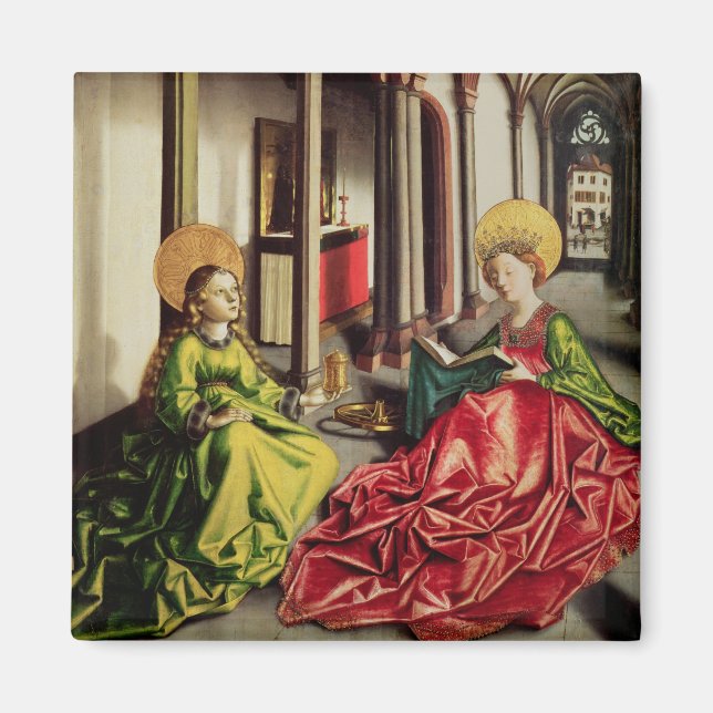 St. Mary Magdalene och St. Catherine of Alexandria Magnet (Framsidan)