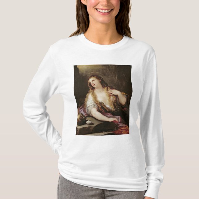St Mary Magdalene som avsäga sig fåfänga T-shirt (Framsida)