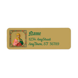 St. Mary Magdalene som Myrrhbearer-etikett (ORX 01 Returadress Etikett