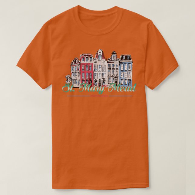 St Mary Mead hem till MissMarple T Shirt (Design framsida)