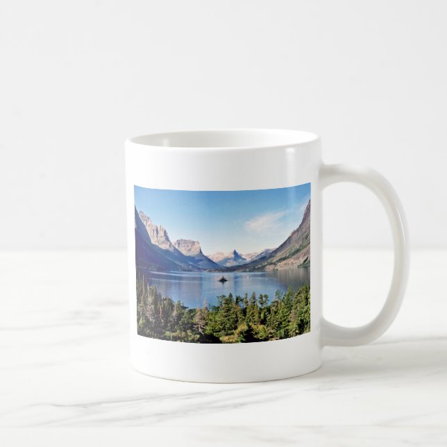 St Mary sjö - glaciärnationalpark Kaffemugg (Höger)