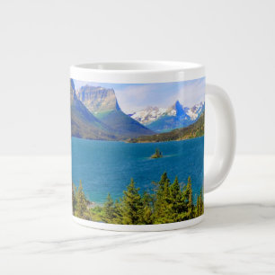 St. Mary Sjö, Glacier National Park, Montana Jumbo Mugg